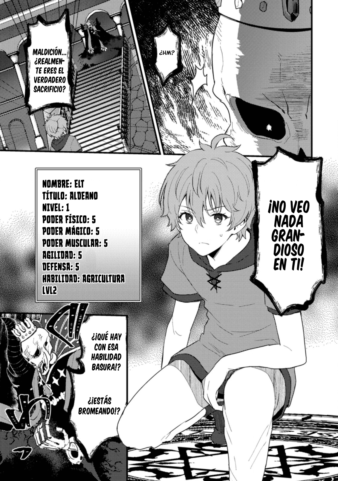 Manga Yo el sacrificio de alguna manera mate al dios maligno Chapter 1.1 image number 2
