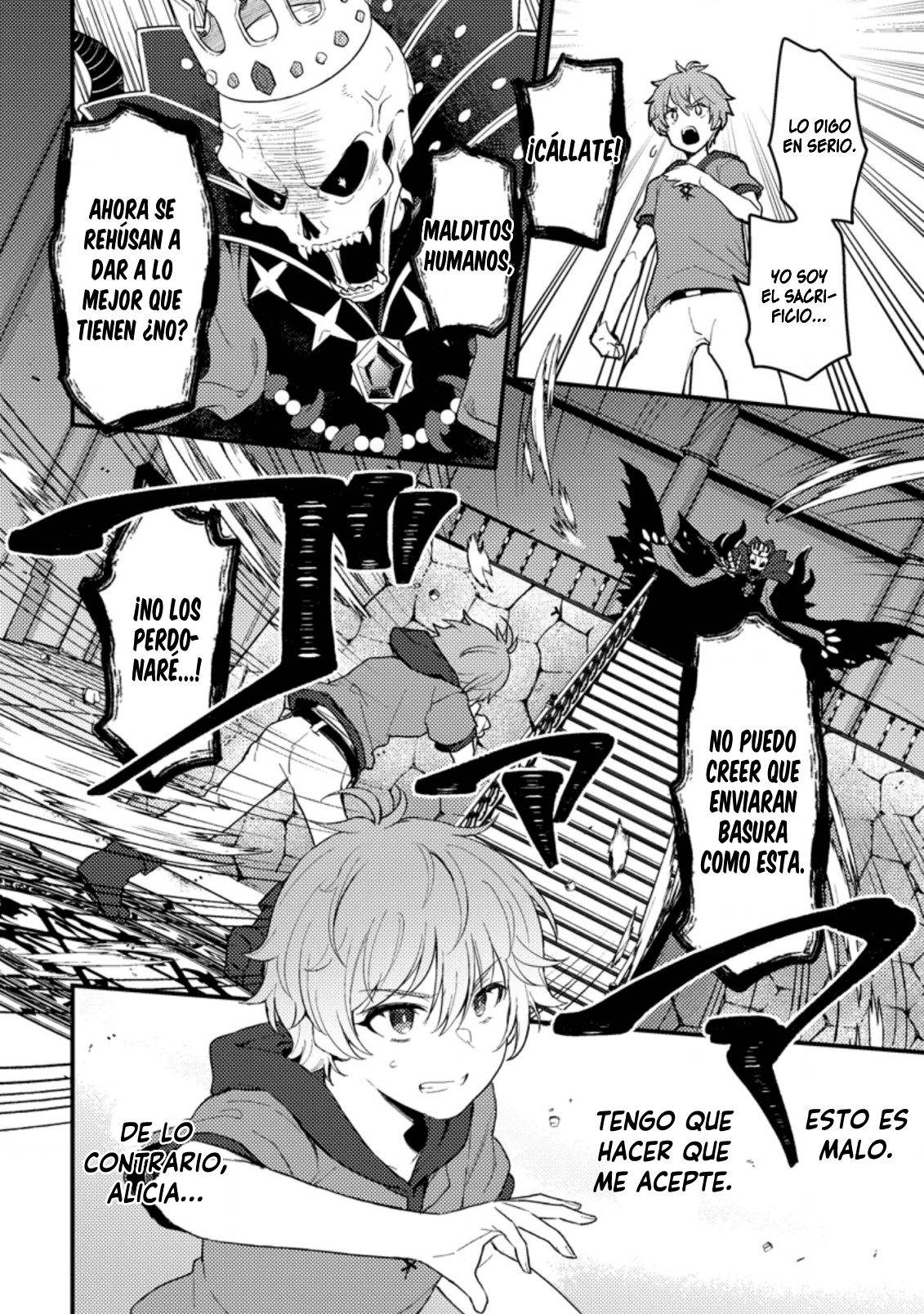 Manga Yo el sacrificio de alguna manera mate al dios maligno Chapter 1.1 image number 8