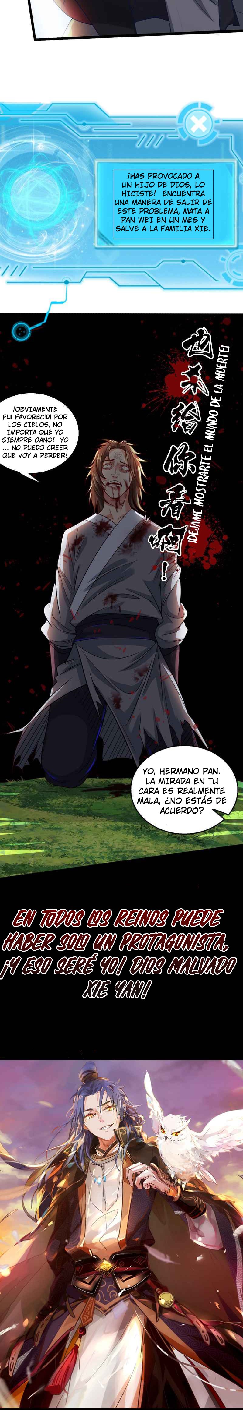 Manga Soy un dios maligno Chapter 0 image number 1