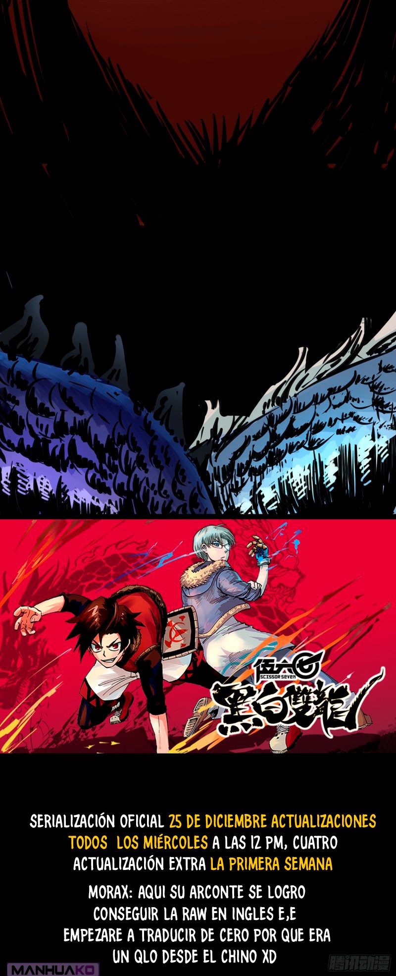 Manga Wu Liuqui White and Black Twins Dragon - Scissor Seven Chapter 0 image number 1