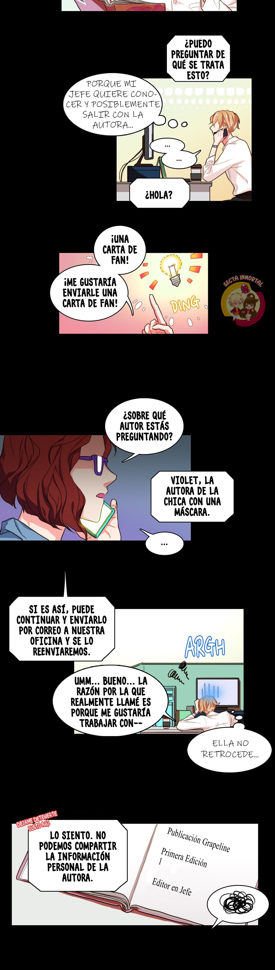 Manga La dama de la mascara Chapter 5 image number 4